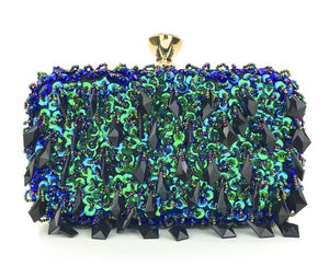 Sequin Fringe Bead Bag