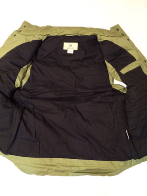 Men's Quilted Olive Vest Jacket