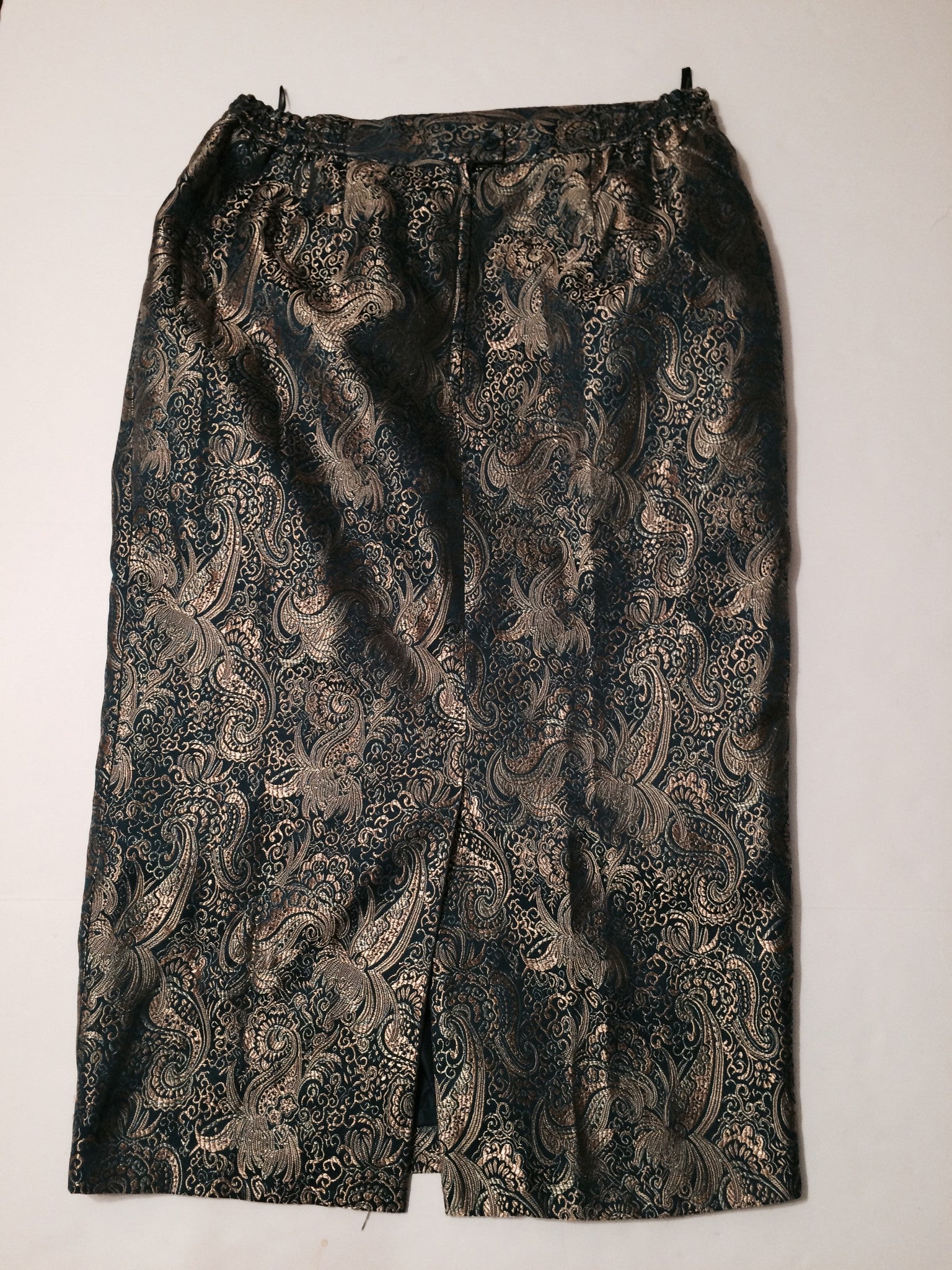 Plus Size Vintage Brocade Skirt Size 16W