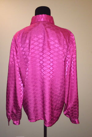 Plus Size Vintage Pink Blouse- Size 14