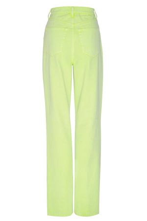 Lime Wide Leg Jeans